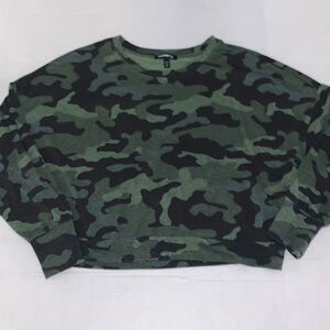 Express Camouflage Crop Top Size XXS